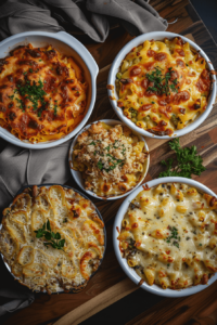 What are the four components to a casserole