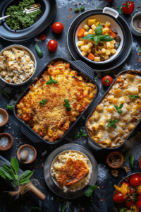 What are the four components to a casserole