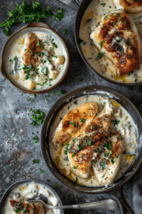 What is chicken Alfredo made of