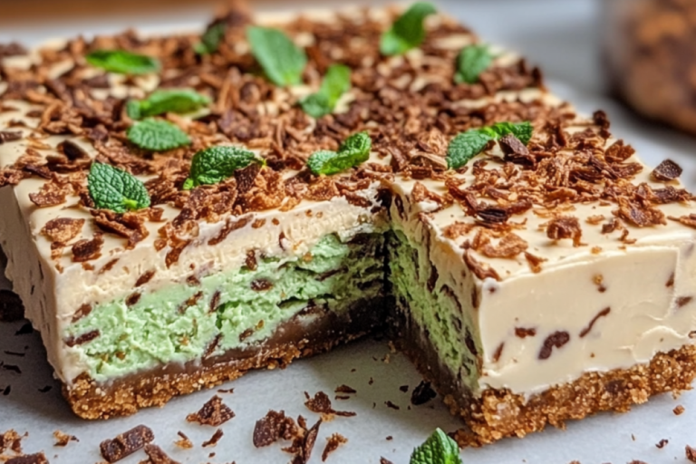 Peppermint Crisp Tart