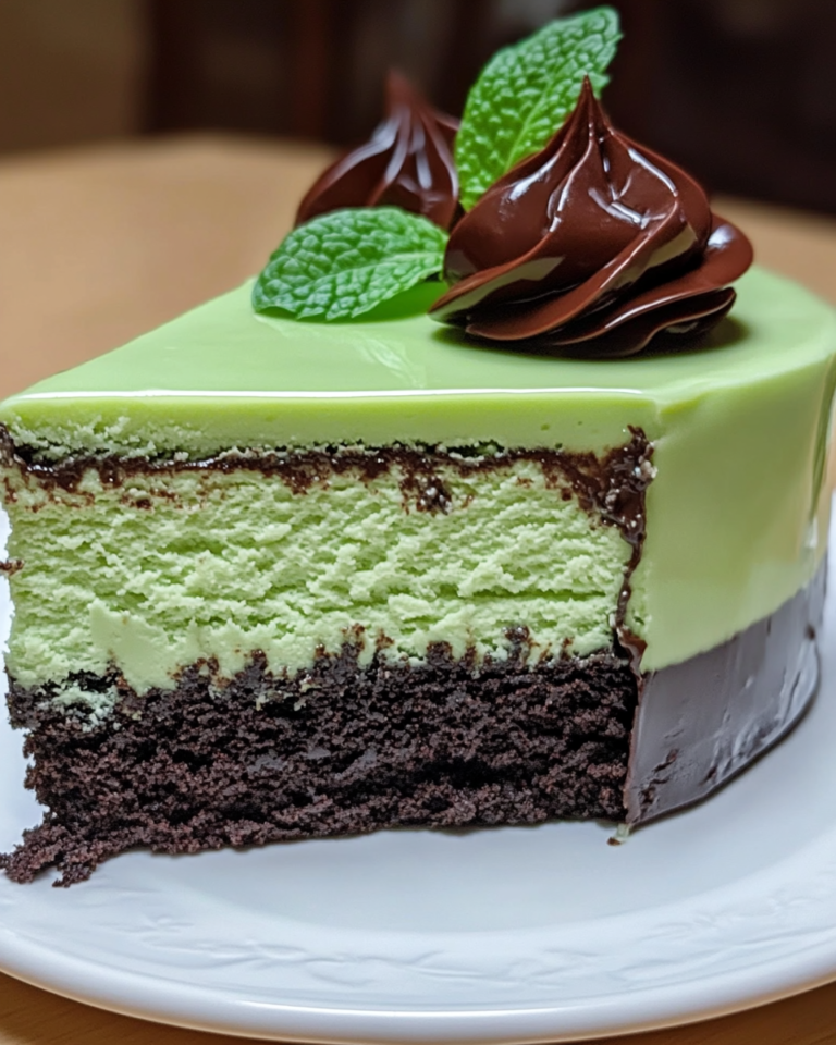 Mint Chocolate Delight Cheesecake Cake