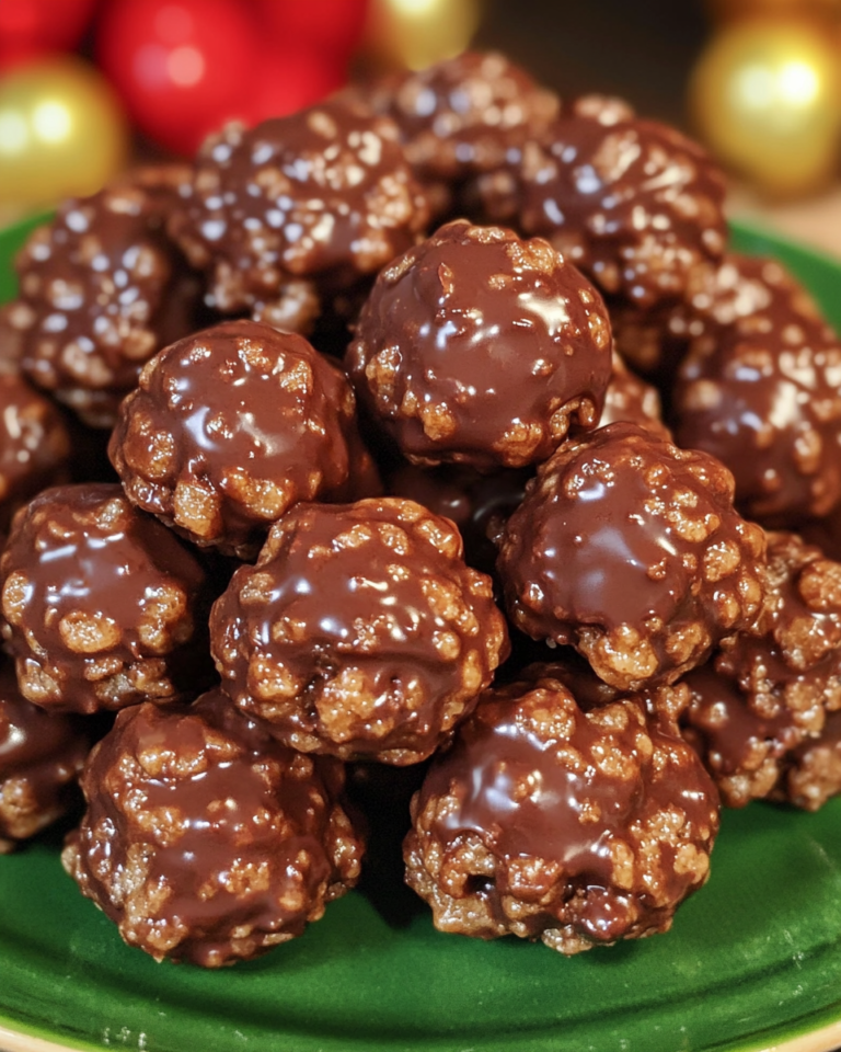 Chocolate Rice Krispie Balls