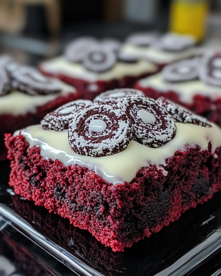 Cookies & Cream Red Velvet Brownies