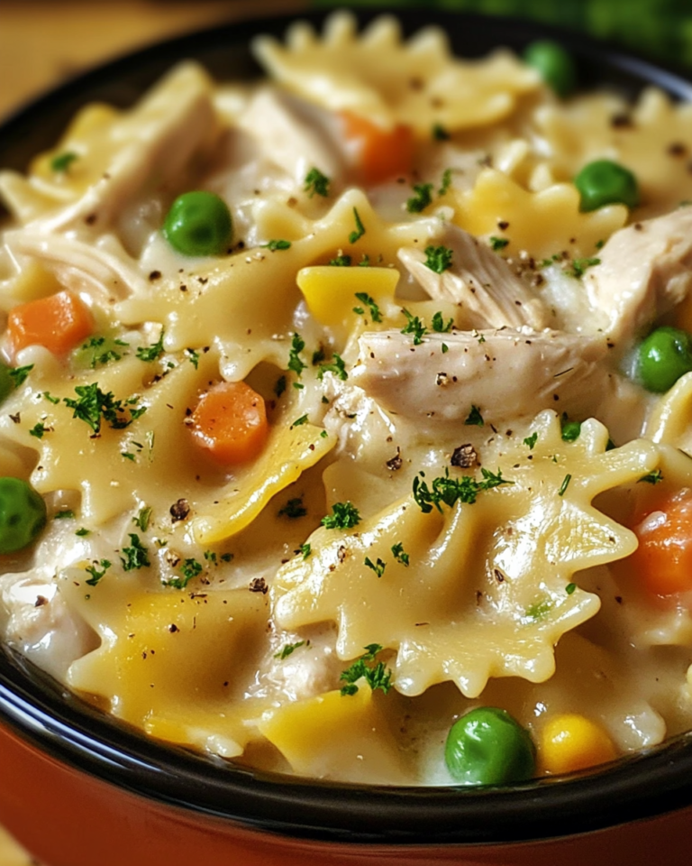 Chicken Pot Pie Pasta