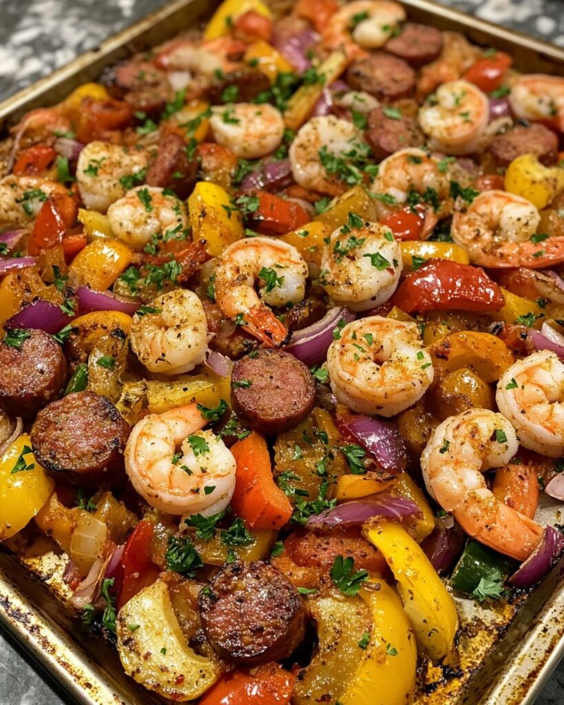 Cajun Shrimp and Sausage Vegetable Sheet Pan Skinnytaste Recipes