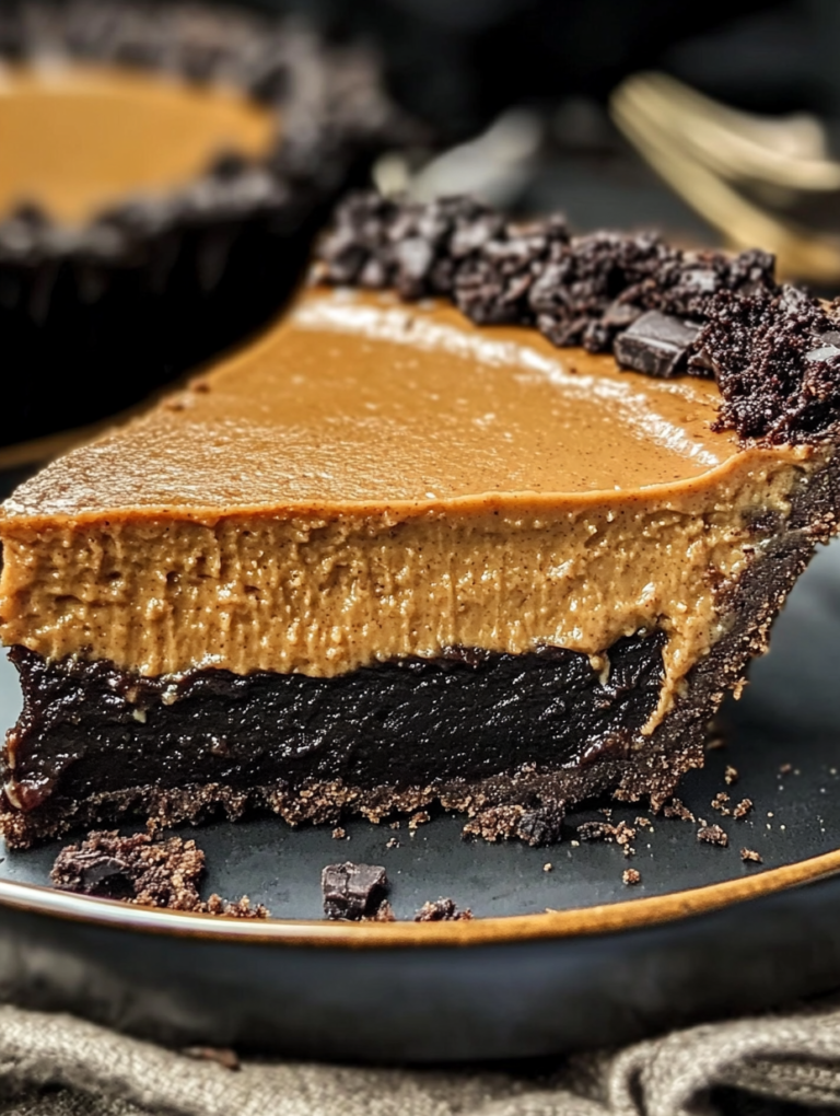 Peanut Butter Chocolate Mud Pie