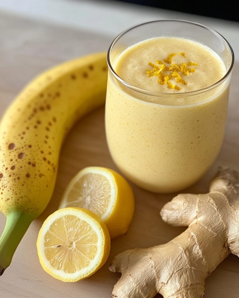 Banana Lemon Ginger Smoothie