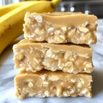 No-Bake Peanut Butter Banana Oat Bars