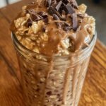 Peanut Butter Cup Protein Overnight Oats