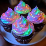 Midnight Glow Cupcakes