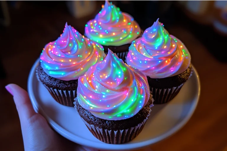 Midnight Glow Cupcakes