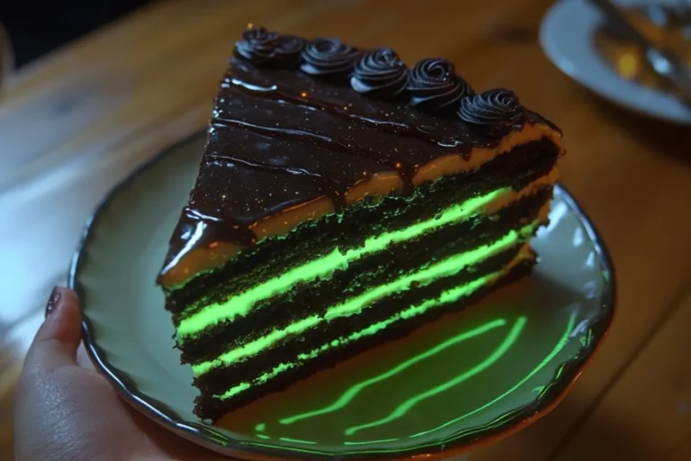 Glow-in-the-Dark Moonlit Cake