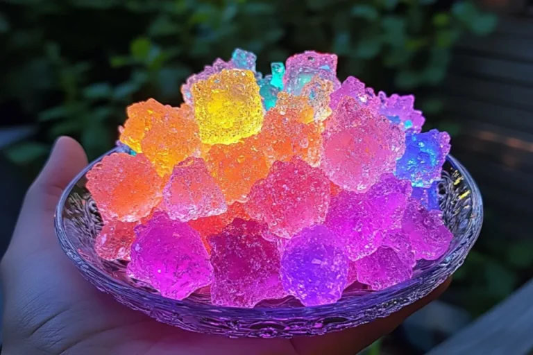 Sparkling Glow Rock Candy