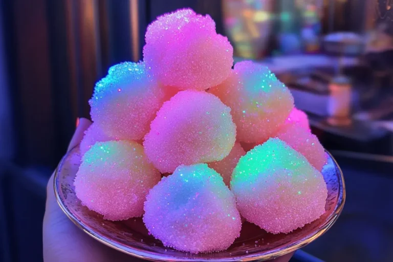 Glow-in-the-Dark Cotton Candy Bombs