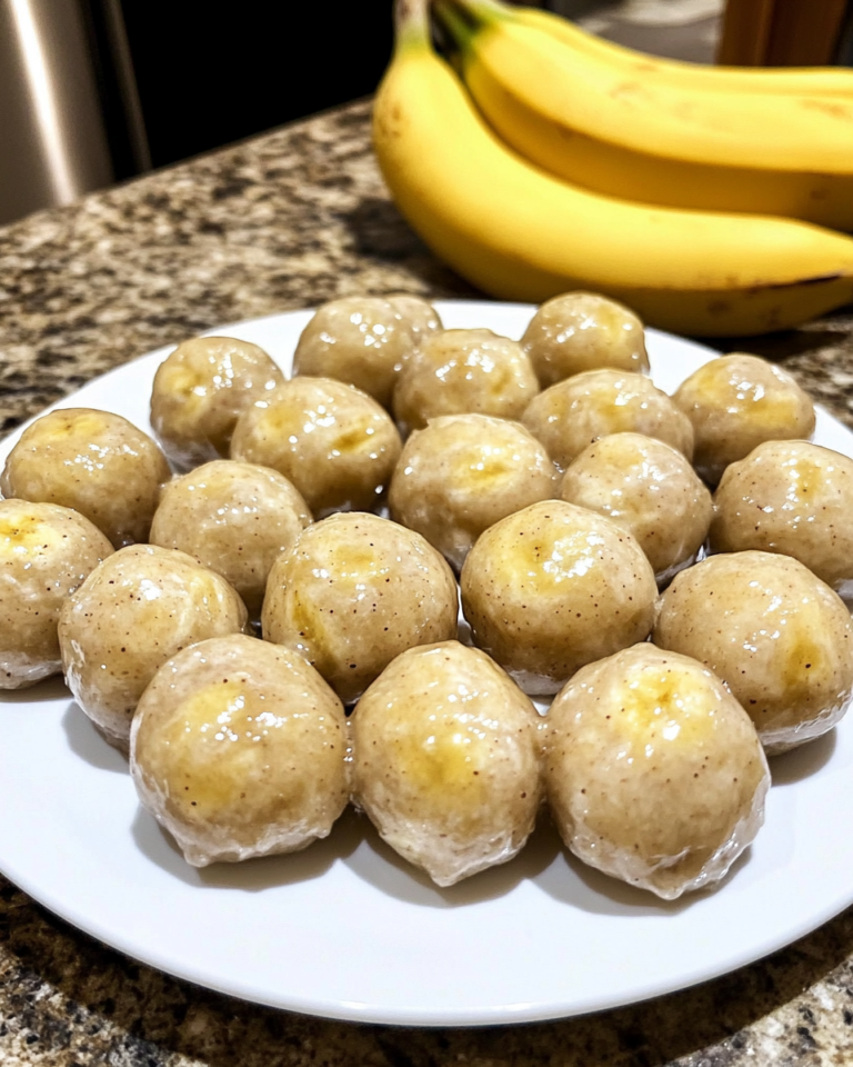 No-Bake Banana Cinnamon Energy Bites