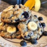 Banana Blueberry Breakfast Cookies