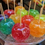 Jolly Rancher candy apples