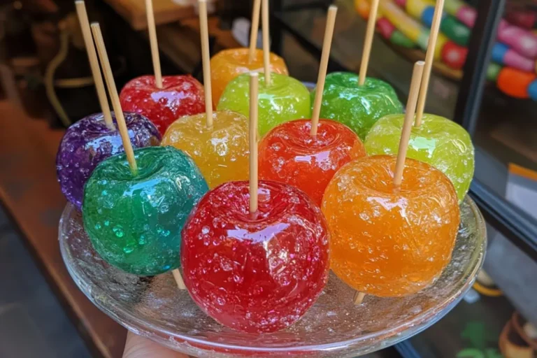 Jolly Rancher candy apples