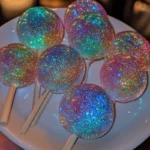 Aurora Borealis Glow Lollipops