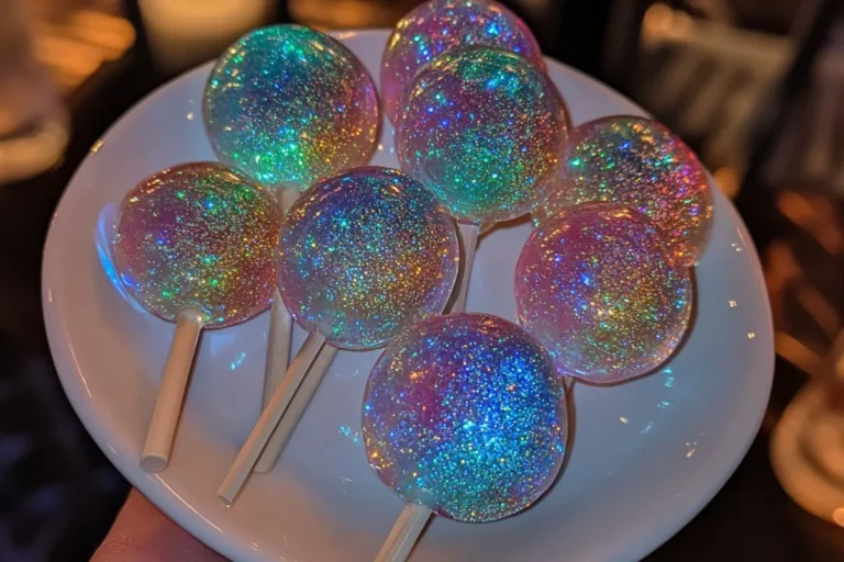 Aurora Borealis Glow Lollipops