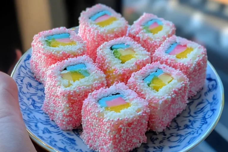 Cotton Candy Sushi