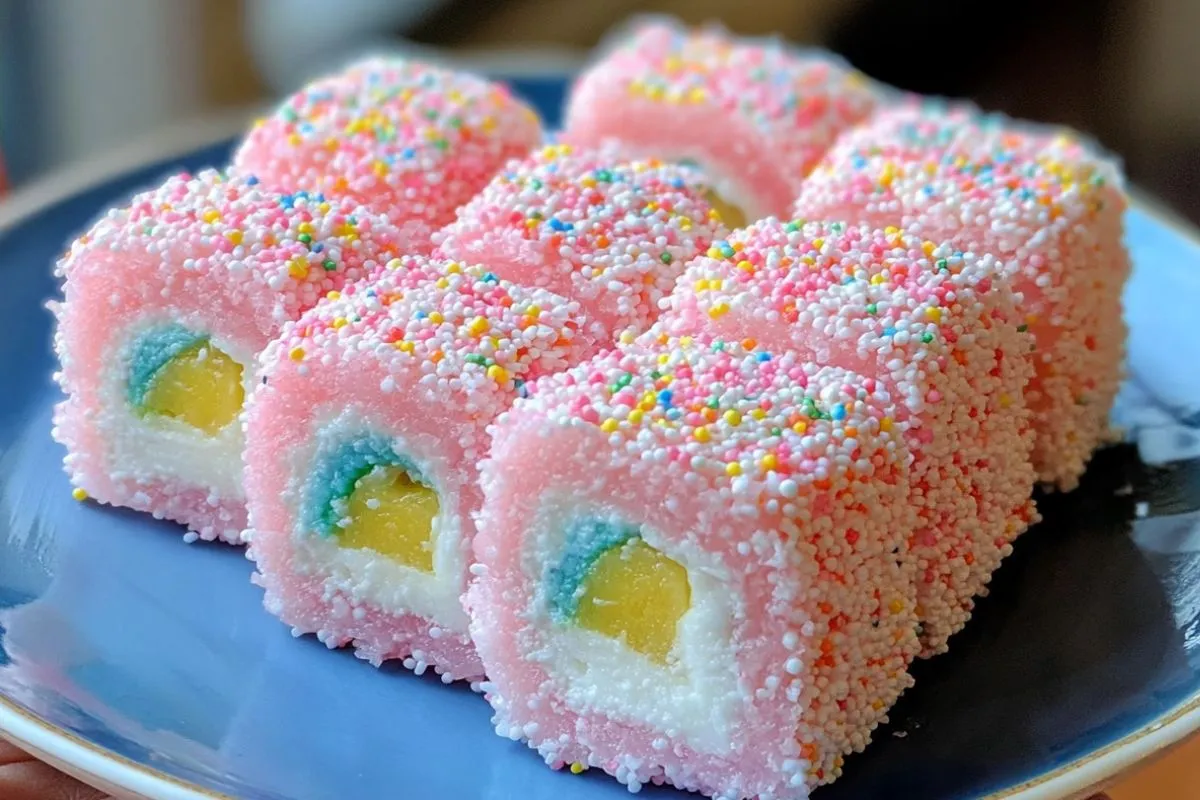 Cotton Candy Sushi