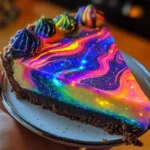 Glow Galaxy Neon Cheesecake