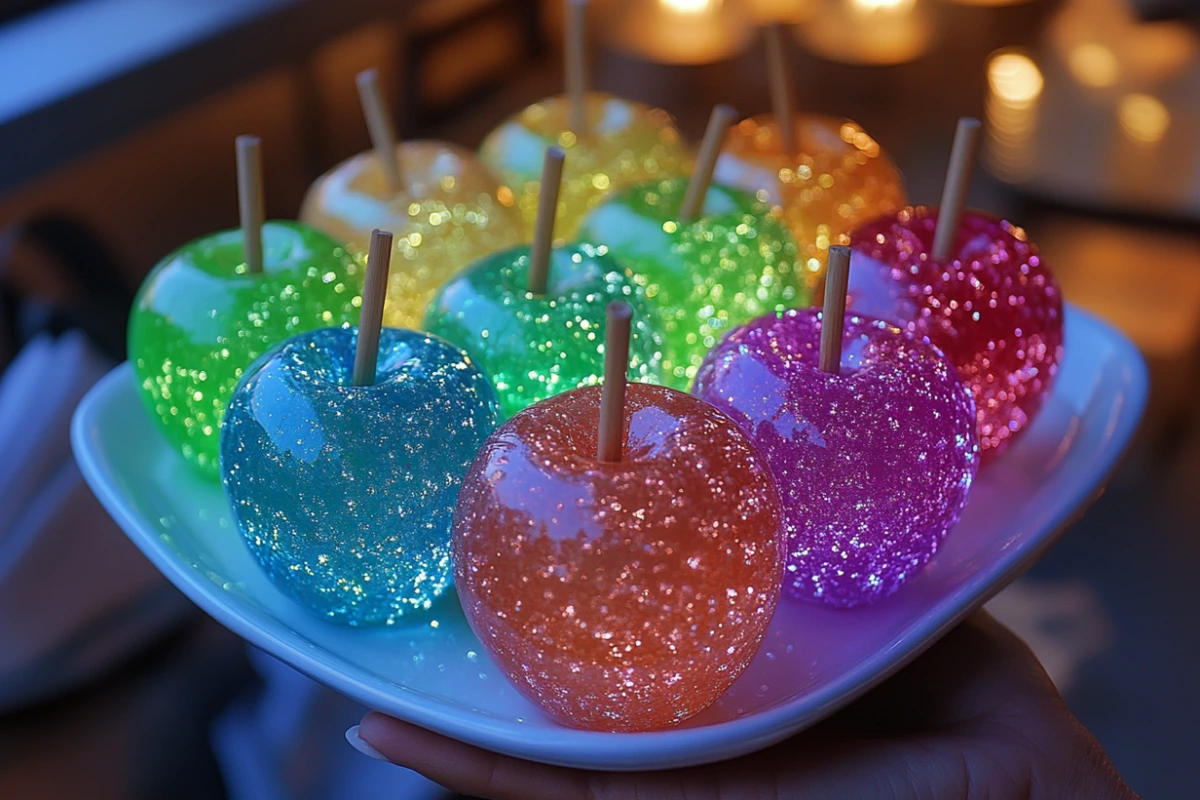 Neon Blast Jolly Rancher Candy Apples 