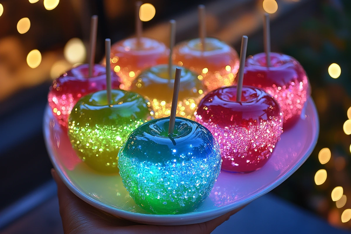 Neon Blast Jolly Rancher Candy Apples 