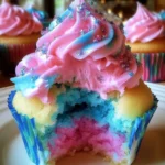 Cotton Candy Cupcakes