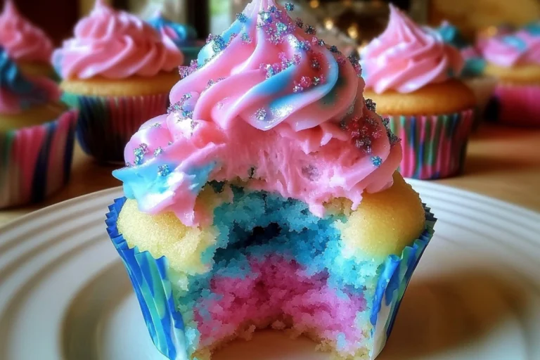 Cotton Candy Cupcakes