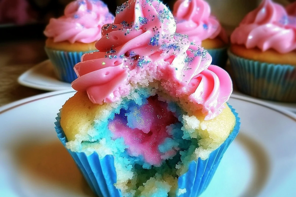 Cotton Candy Cupcakes