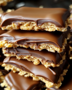 No-Bake Buckeye Graham Crackers