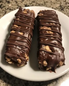 No-Bake Chocolate Peanut Butter Protein Bars