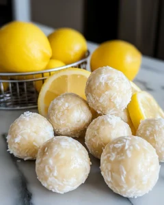 Lemon Coconut Protein Balls