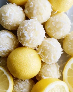 Lemon Coconut Protein Balls
