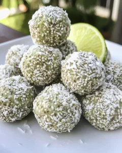 Coconut Lime Chia Energy Bites