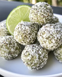 Coconut Lime Chia Energy Bites