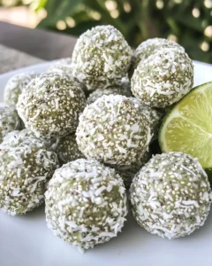 Coconut Lime Chia Energy Bites