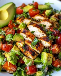 Grilled Chicken Avocado Salad