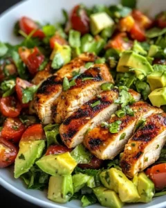 Grilled Chicken Avocado Salad