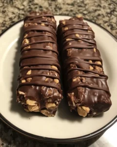 No-Bake Chocolate Peanut Butter Protein Bars