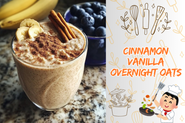 Cinnamon Vanilla Overnight Oats