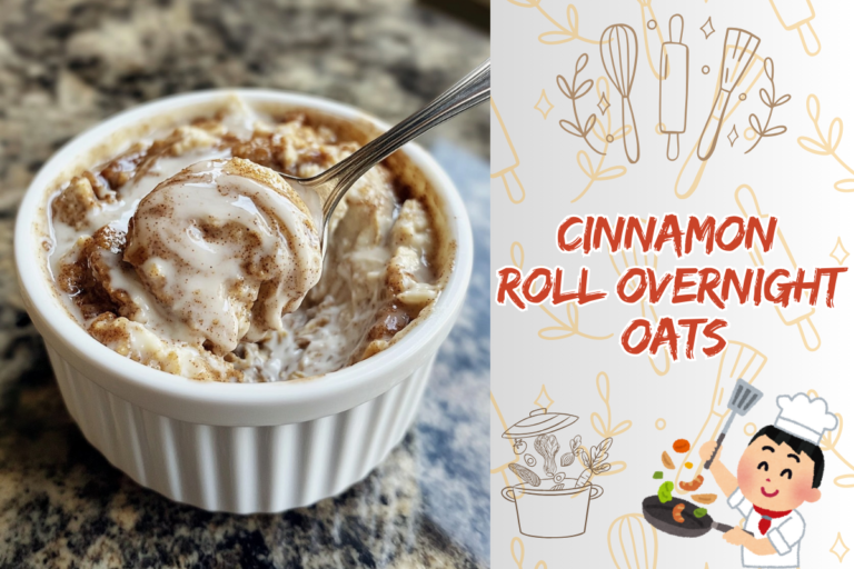 Cinnamon Roll Overnight Oats