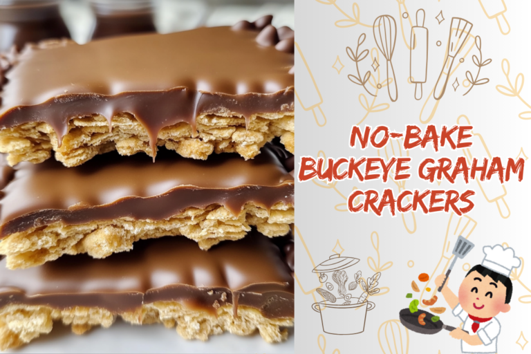 No-Bake Buckeye Graham Crackers