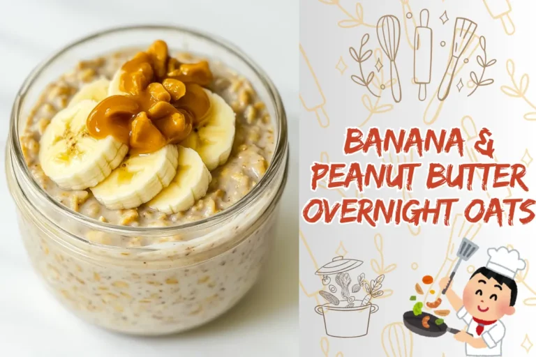 Banana & Peanut Butter Overnight Oats