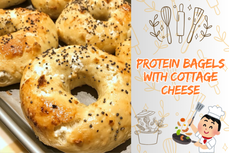 Protein Bagels with Cottage Cheese