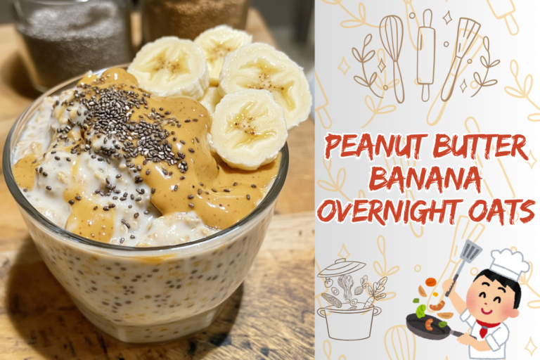 Peanut Butter Banana Overnight Oats