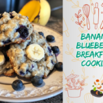 Banana Blueberry Breakfast Cookies