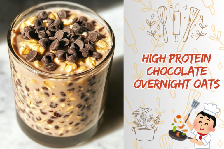 High Protein Chocolate Overnight Oats